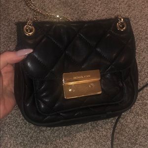Michael kors Sloan quilted gold plated